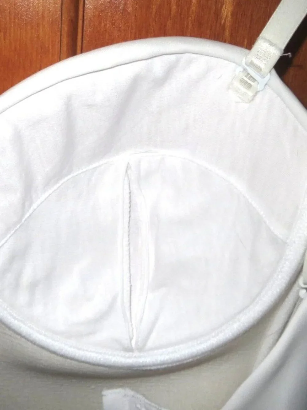 Bridal Bustier 38D Strapless With Garters, Includes NIP Straps White GUC - Picture 8 of 14